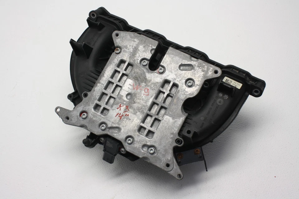 BMW X3 2013-2017 2,0 L F25 motor colector de admisión de aire con sensor 7588126 OEM Foto 2 de 4