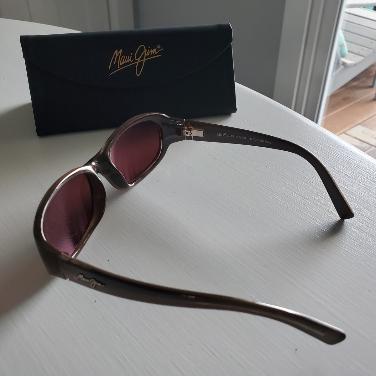 NEW Maui Jim Punchbowl Sunglasses Chocolate Fade w/Polarized 