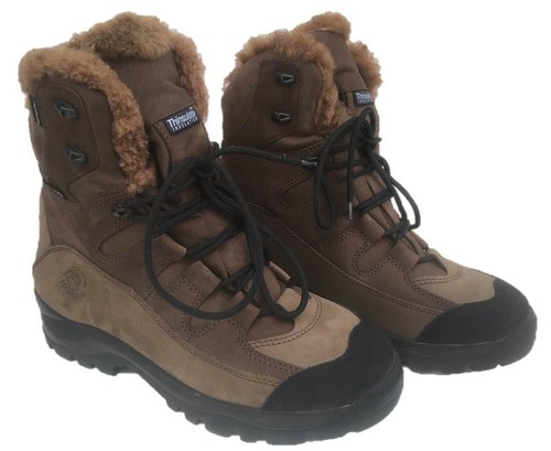 Hanzel Jäger Stiefel Winterstiefel Schneestiefel Leder Wald Boots Braun Gr. 42 - Bild 2 von 6