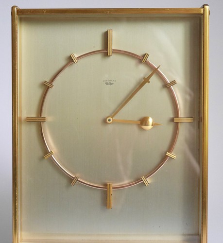 Junghans Meister Tischuhr Kaminuhr Messing midcentury - Bild 11 von 18