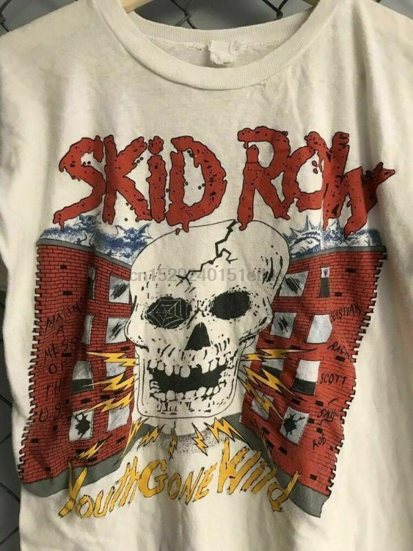 FILA T shirt Skid Row retrò nuova maglietta rock band