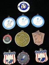 10 Vtg 1990s Track  Field Medals -Topeka Manhattan Junction City High School KS