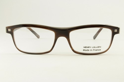 New Authentic Henry Jullien Glasses Equinoxe 03 Brown 54mm Frames Eyeglasses RX - Picture 2 of 7