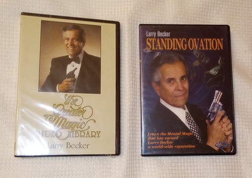 Larry Becker 2 DVD Lot Mentalism Stevens Standing Ovation Mental Magic Pro