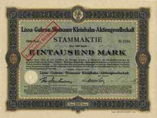 Lissa Guhrau Steinauer Kleinbahn 1917 Gora Slaska Liegnitz Schlesien Polen AGIV