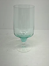 Vintage Sasaki 6" Harmony Aqua Water Goblet/Ice Tea Glass Replacement