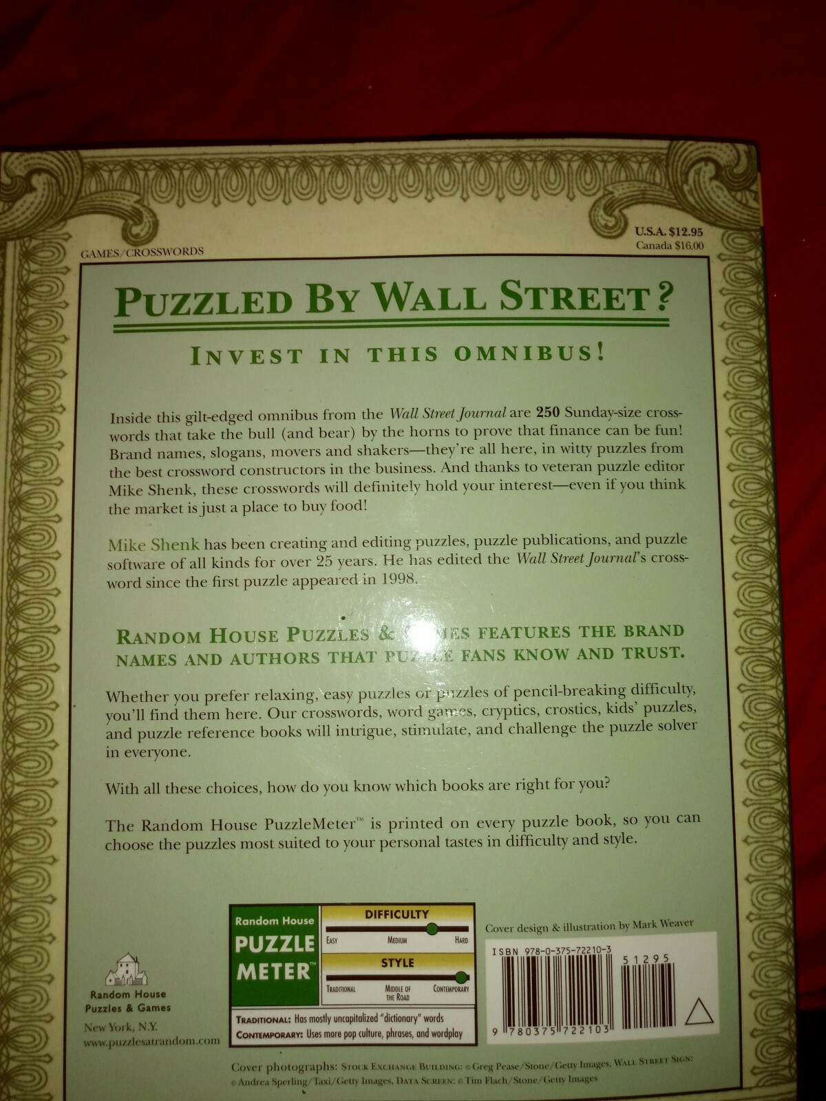 Wall Street Journal Crossword Puzzle Omnibus 250 Puzzles eBay