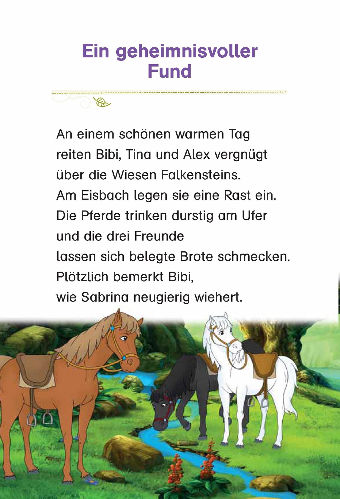 Thumbnail - Bibi & Tina: Die Geheimnisvolle Flaschenpost | Erstleser 2. Klasse, Ab