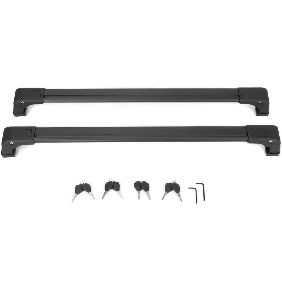 For Kia Soul 2014-2019 Aluminum Roof Rack Rail Cross Bars Luggage Cargo Carrier Foto 2 de 4