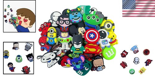 50 zufälliger Stil PVC Schuh Charms für Jungen & Mädchen - lebendige Schuhe Spaß - Bild 2 von 7