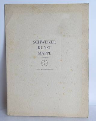 Swiss Art Folder 2. Collection 40er Years Töpffer Menn Böcklin Hodler Welti