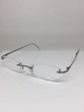 New Vintage Daniel Swarovski S 058 Rimless Eyeglasses 23KT GP Crystal Austria