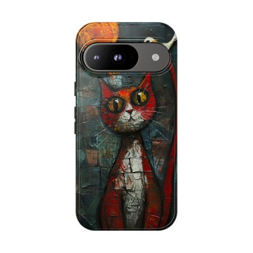 Cat Abstract Painting - Phone Ink Cover Case for iPhone, Galaxy, Pixel - 第 120/281 張圖片