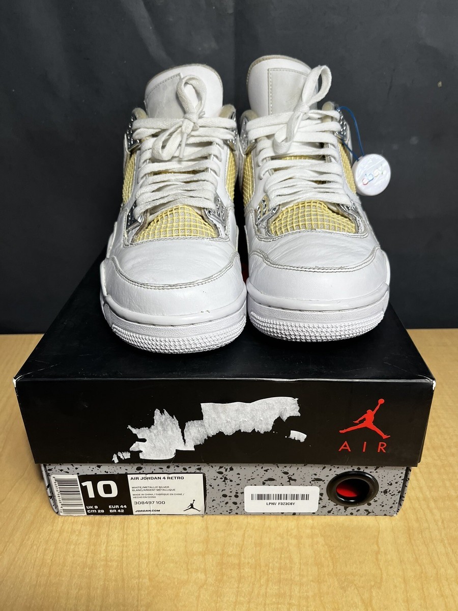 Nike Air Jordan 4 Retro 2017 Pure Money White Cement Toro Bred
