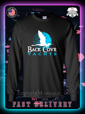 New Back Cove Yachts Logo Men's Long Sleeve T-Shirt American issaca T-Shirt