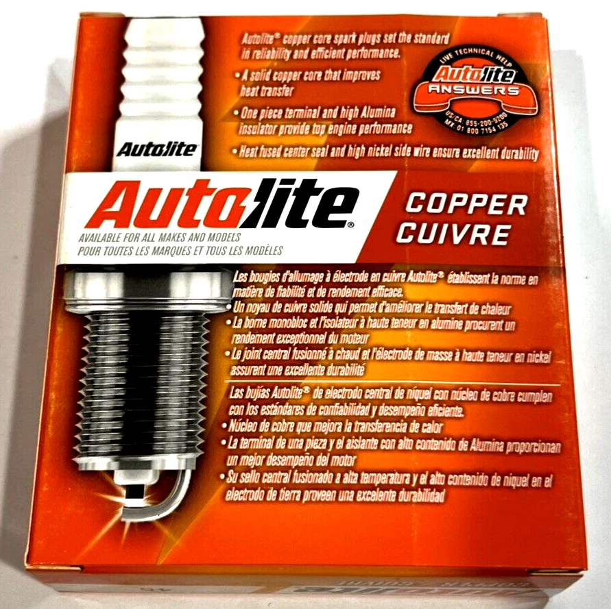Bujías Autolite 646 Nascar Performance núcleo de cobre (24 bujías en total) Foto 2 de 4