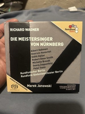 Meistersinger Von Nurnberg by Wagner Janowski  W/ Book Super Audio Hybrid (4sacd