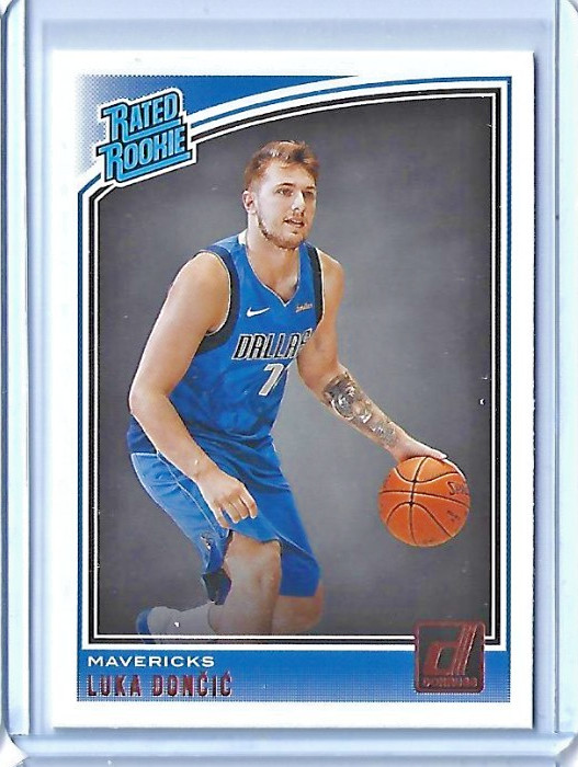 2018/19 Donruss Luka Doncic RC Rated Rookie #177 1B