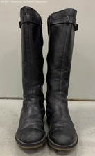 Ecco 38 Black Zip Boots