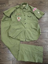 Vintage BSA Boy Scouts Eagle Scout Patrol Leader Green Garrison Official Uniform