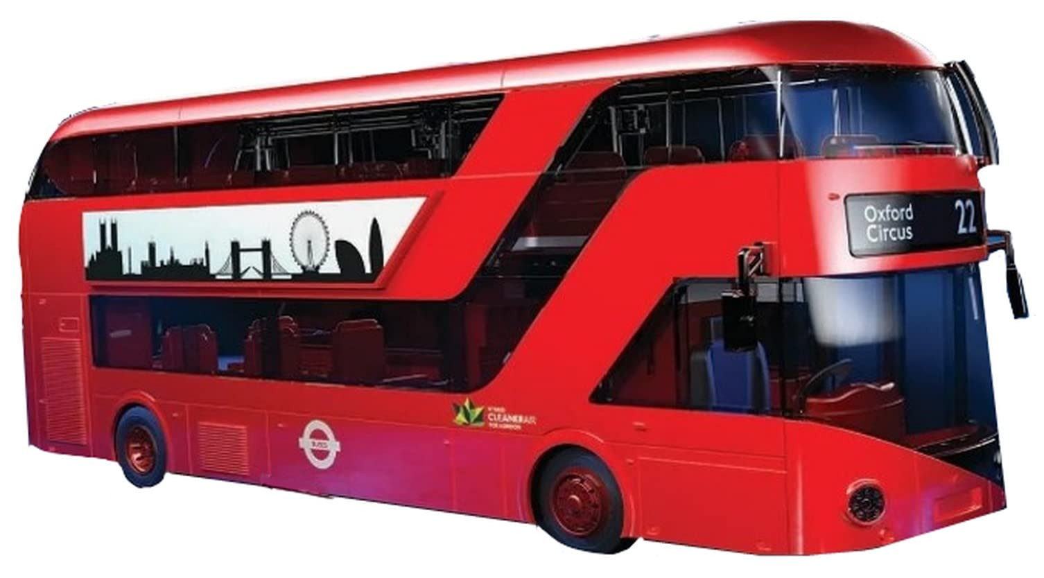 Airfix J6050 QUICKBUILD New Routemaster Bus snap Together Bricks Build and Creat