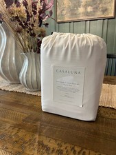 NUEVO Juego de Sábanas King 400 Hilos Percal Natural - Casaluna