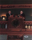 Maurice Richard & Johnny Bower Signed 8x10 Photo Autograph PSA/DNA AQ94496