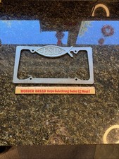 Vintage Jesus Metal License Plate Frame Fish Style Metal Auto Vintage Jesus Metal License Plate Frame Fish Style Metal Auto