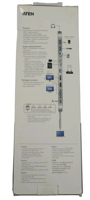 ATEN UH3234 USB-C Multiport Dock with Power Pass-Through