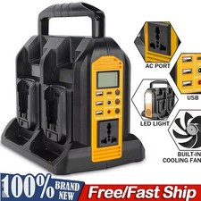 350W Power Inverter for Dewalt 20V Battery 4-Ports DC 20V to AC 120V Generator