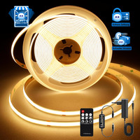 Led Streifen 2M 2700K Warmweiß Dimmbare 480 Leds/M Mit Netzteil Und