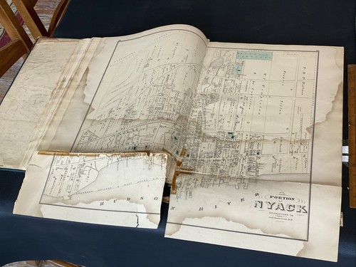ANTIQUE 1876 NY ROCKLAND COUNTY NEW YORK FA DAVIS SURVEY MAPS LITHOS ILLUSTRATED - Picture 9 of 24