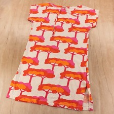 MARIMEKKO abstract tree pop art stretch cotton jersey t-shirt dress EXTRA SMALL
