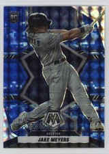 2022 Panini Mosaic Rookies Blue Camo Mosaic Prizm Jake Meyers #221 0l7n