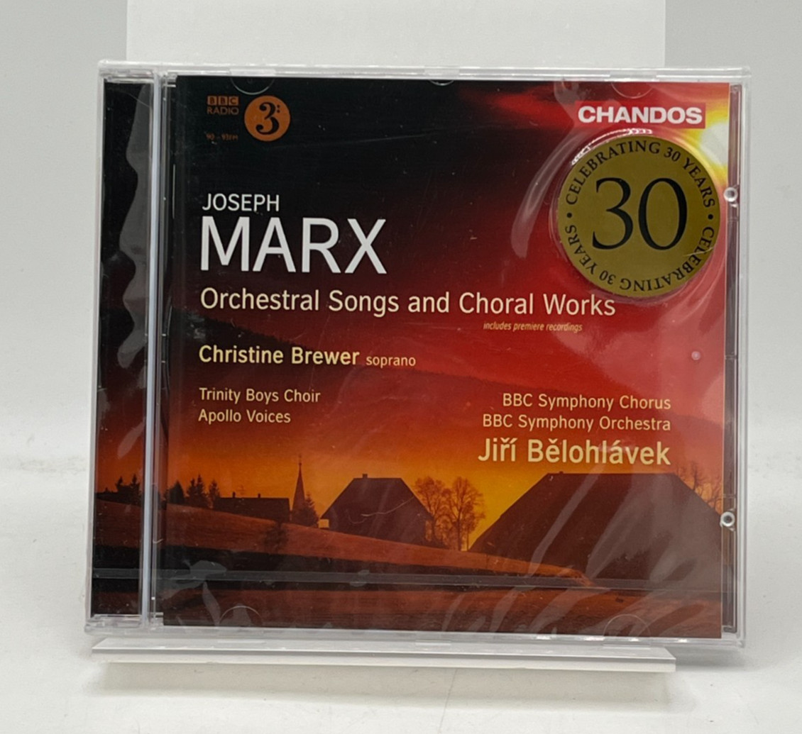 Joseph Marx: Orchestral Songs and Choral Works CD Album 2009