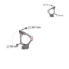 2x VAN WEZEL Ankerblech Spritzblech Bremsscheibe vorne für Fiat Punto 188 176