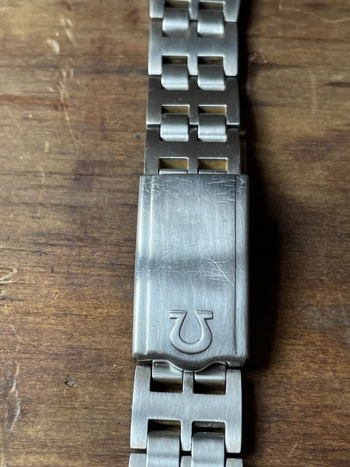 Vintage Omega Watch Bracelet JB Champion Stainless Steel 19mm Made In USA - Image 2 of 4