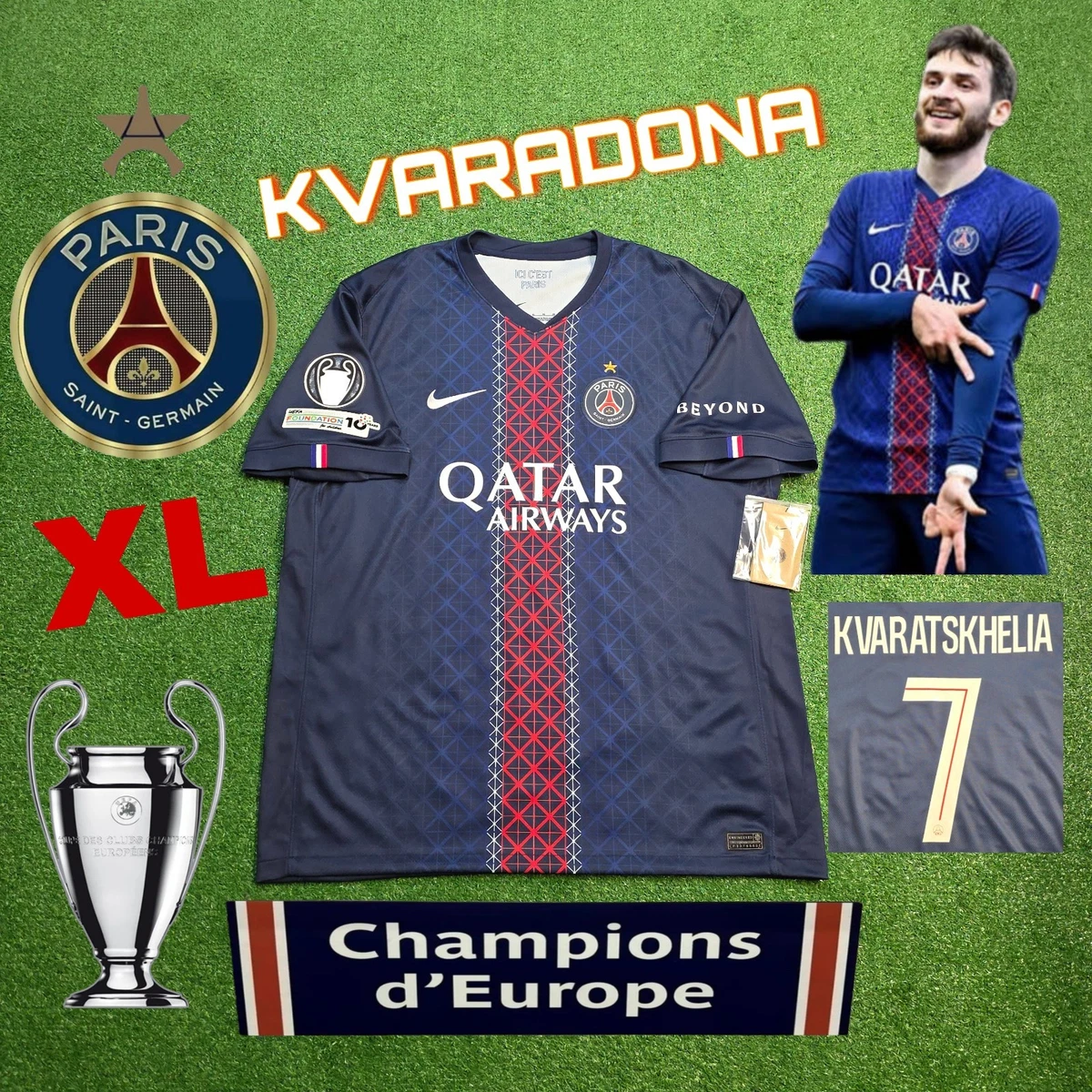 Мужская футбольная одежда и сувениры Paris Saint-Germain для