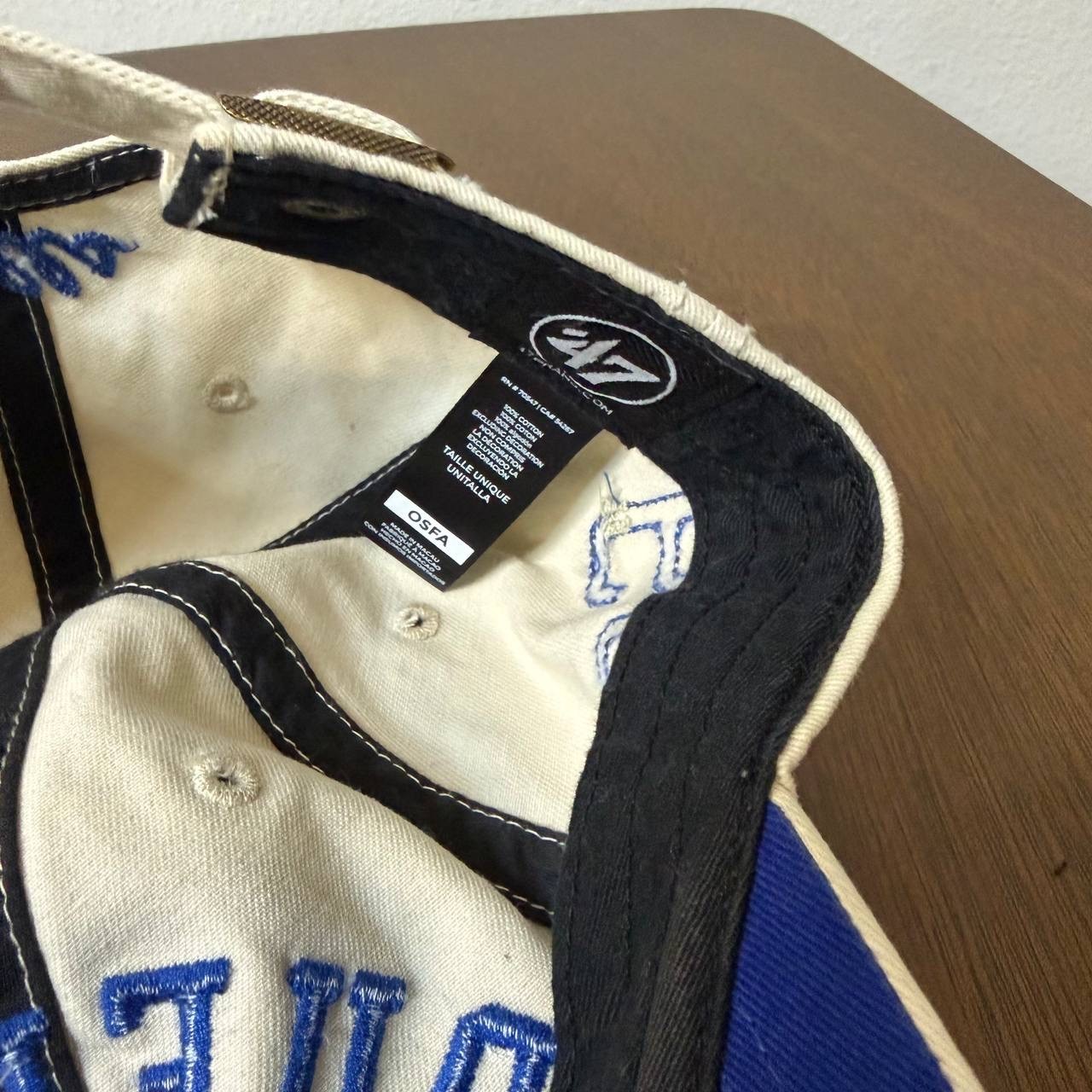 Buffalo Bills '47 Clubhouse Faber Clean Up Adjustable Hat - Cream | NFL Gear