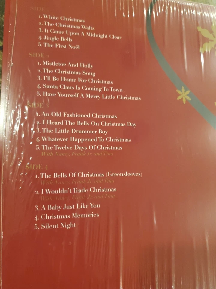 Frank Sinatra Ultimate Christmas Shrink Double Green LP Record Limited Edition  - Image 4 of 4