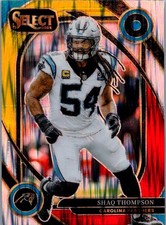 2024 Panini Select #293 Shaq Thompson Red & Yellow Prizm Shock