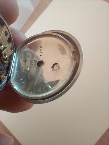 Swiss Silver Pocket Watch Spares Repair 36.5mm diameter lovely dial - Picture 15 of 19