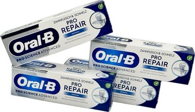 4x Oral-B Pro Repair Original Zahnpasta Zahncreme Pro -Science Advanced 4er Pack
