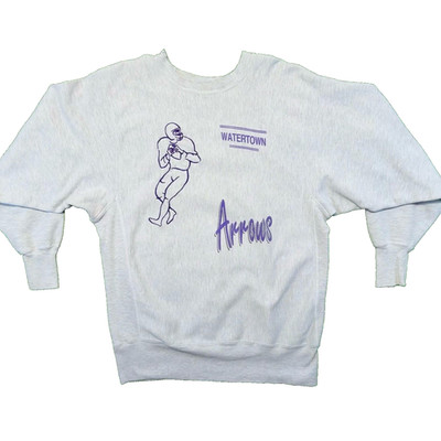 Vintage 90s Champion Reverse Weave Sweatshirt Watertown Arrows Football XL