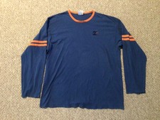 Vintage Nike Made in USA Squared N & Swoosh Long Sleeve Shirt Sz XL