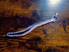 Handmade Macrame Braided Hemp Keychain Wristlet