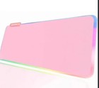 JMIYAV Pink RGB Gaming Mouse Pad PC XL Large Extended Glowing Led Light Up Desk
