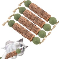 Katzenminze Sticks 4 StüCk Kausticks Zur Zahnreinigung Spielzeug FüR Katzen