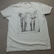 Junk Food Shirt XL White Ivory Kids Your Parents Warned You About Skinheads