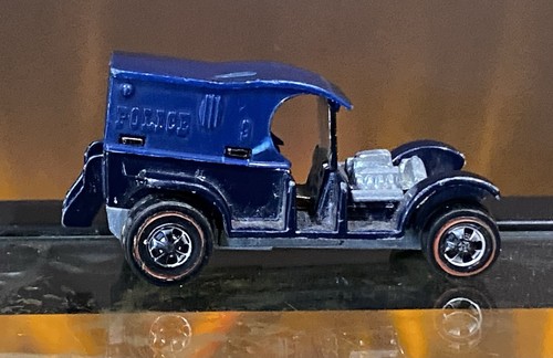 1969 Hot Wheels Redline Paddy Wagon in USA Blue Enamel POLICE Toy Car ORIGINAL - Picture 8 of 15